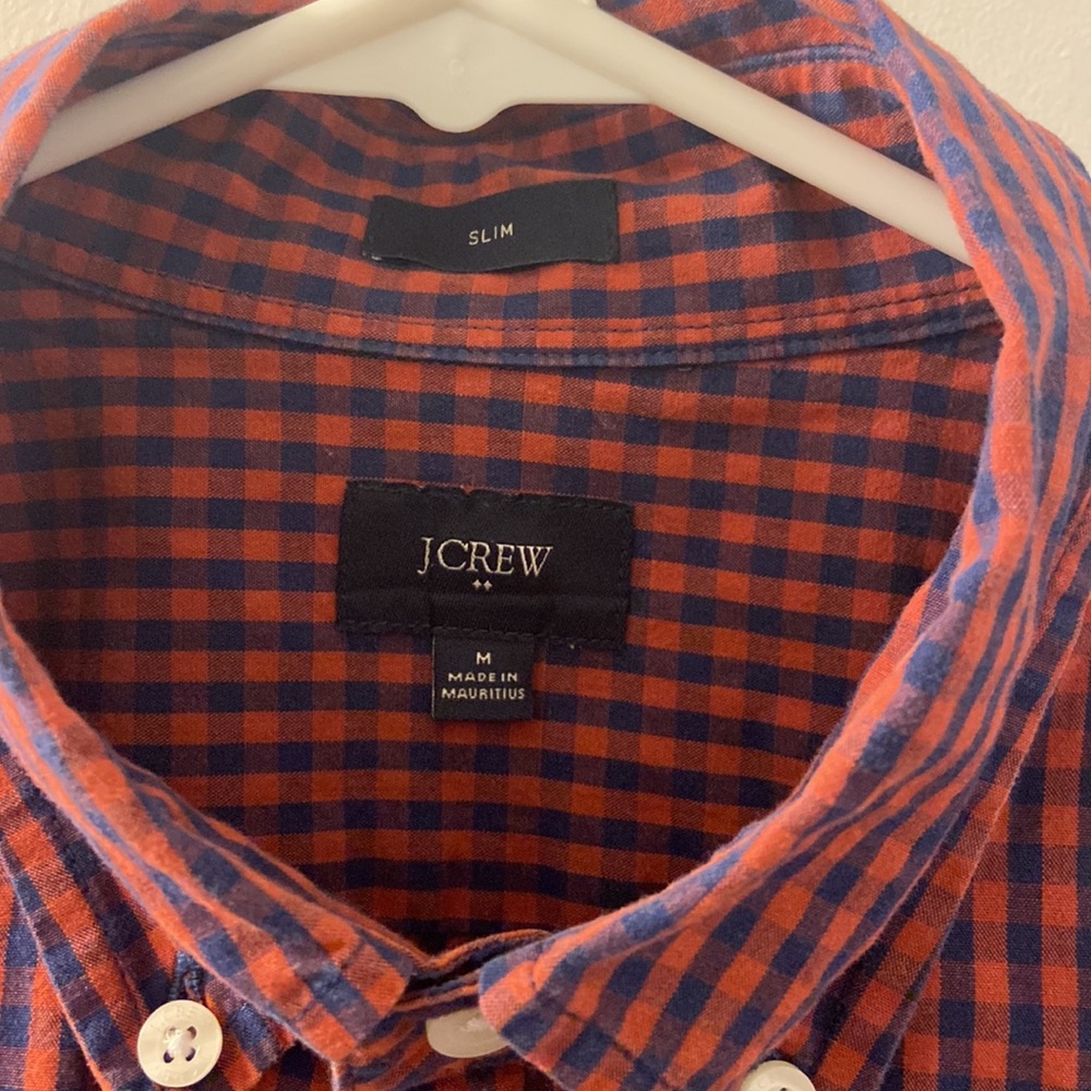 Jcrew Gingham Pattern Button Down Shirt - image 2